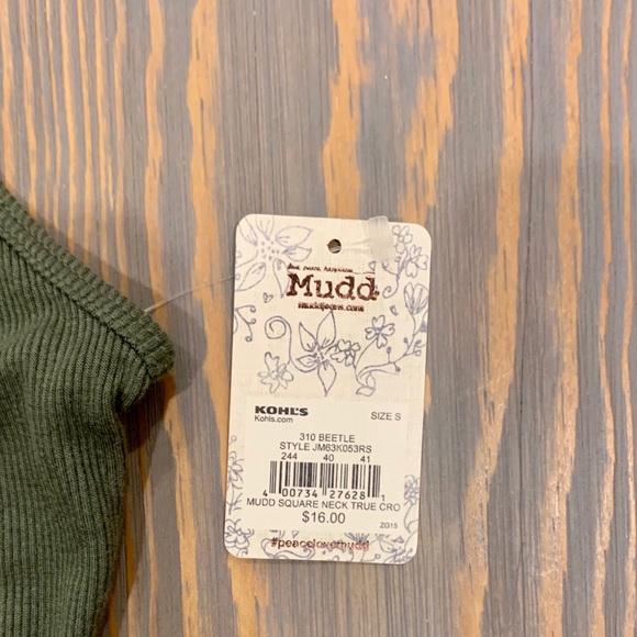 *NEW* Square High Neck Cropped Tank Top Size Small - Picture 4 of 4